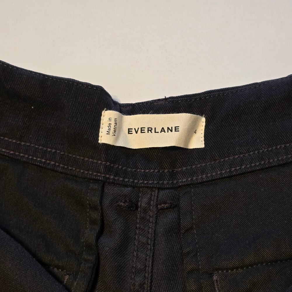 Everlane The Utility Short in Buttersoft Womens Size 4 Black 100% Tencel NWOT - Picture 3 of 10